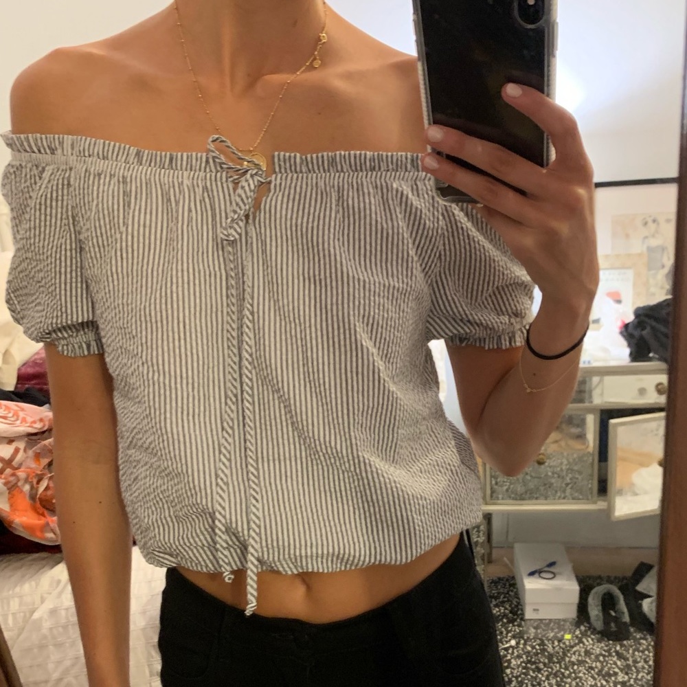 Aqua Small off the shoulder top